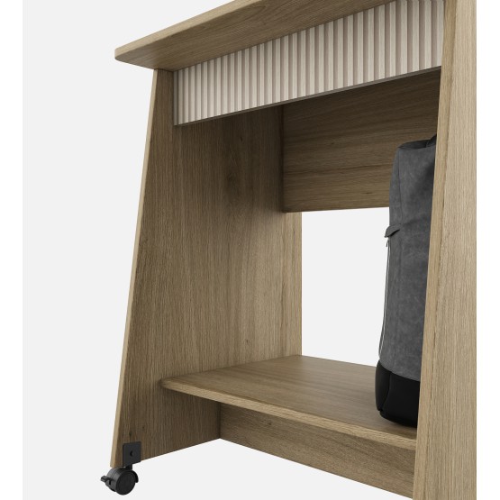 Study Table Alex 02 - Santano Oak & Bamboo Flute