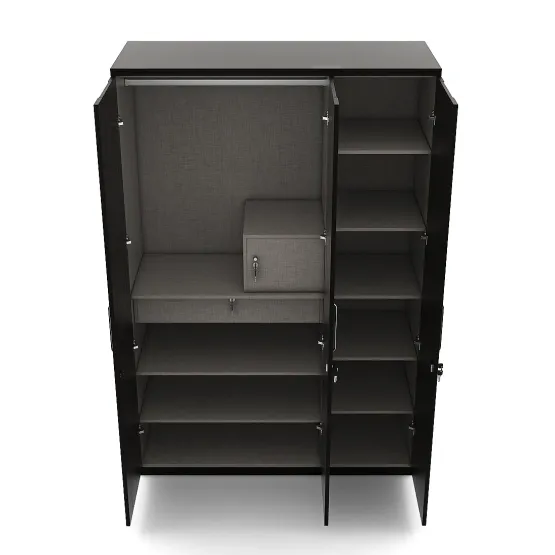 Amazon 3 Door Wardrobe - Natural Wenge Woodpore