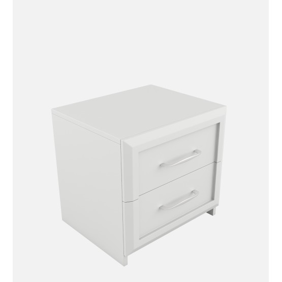Arctic Bedside Table - High Gloss White