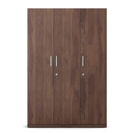 Asta 3 Door Wardrobe W/o Mirror - Sheesham