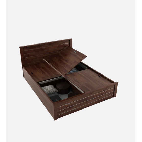 Asta King Bed With Box Storage - Sheesham