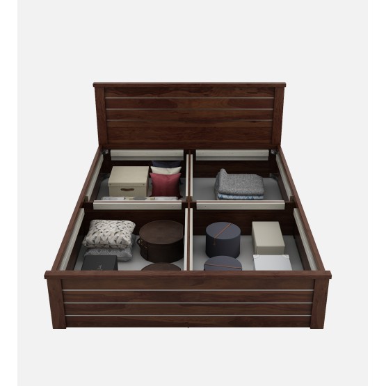 Asta King Bed With Box Storage - Sheesham