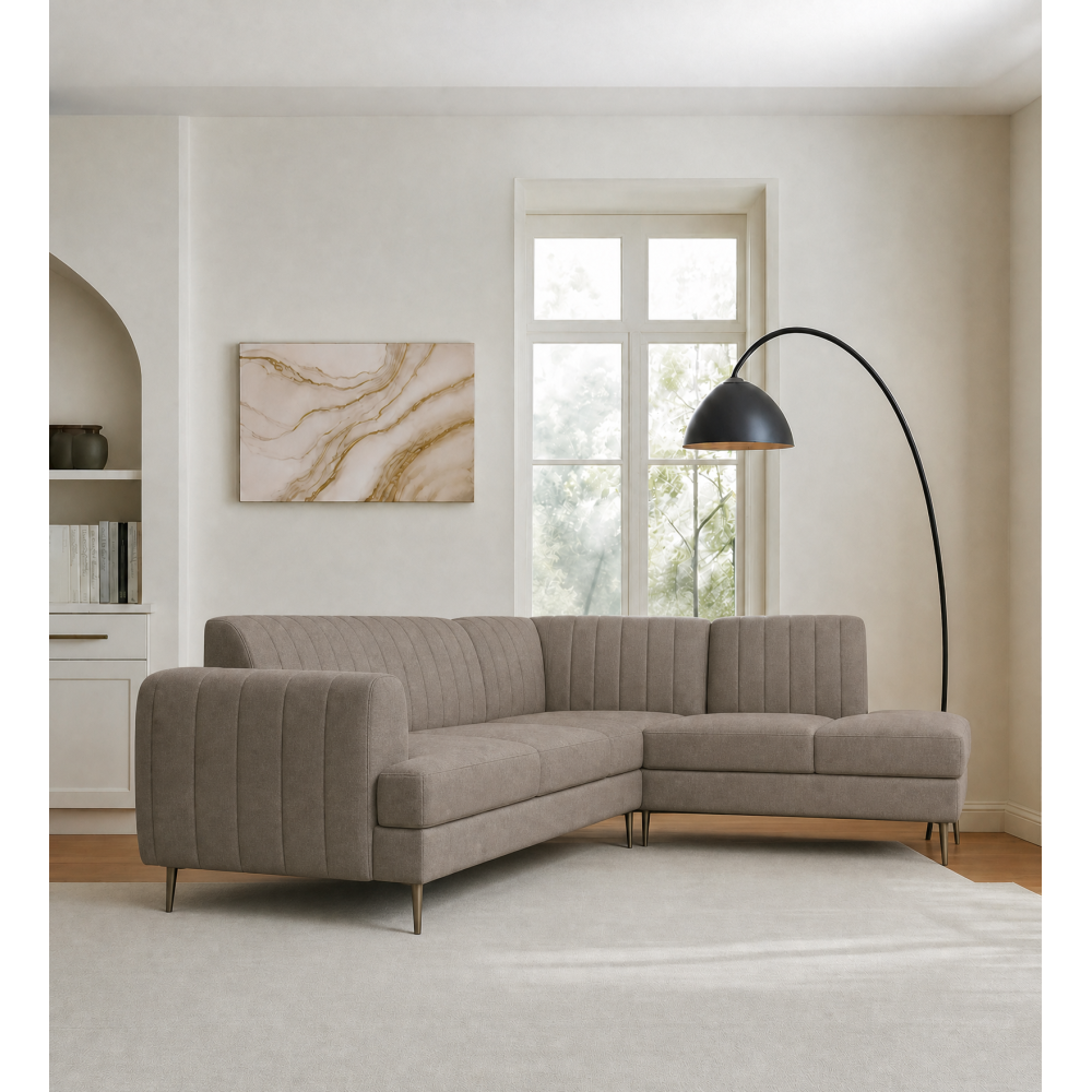 Spacewood Aston L Shape Sofa In Fabric - Af 707