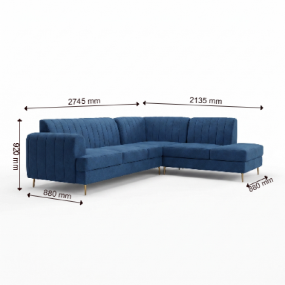 Spacewood Aston L Shape Sofa In Fabric - Af 715