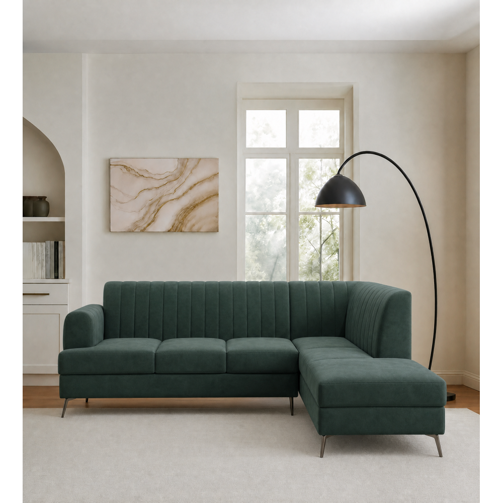 Spacewood Aston L Shape Sofa In Fabric - Af 719