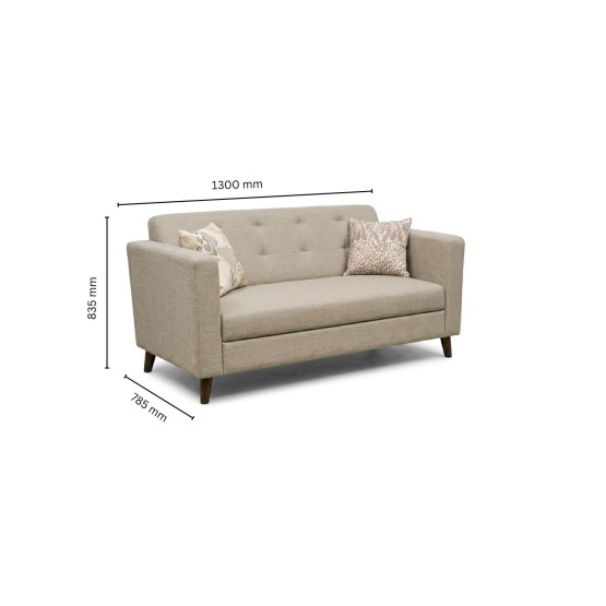 Spacewood Carlos 2 Seater Sofa  In Fabric - Af 706