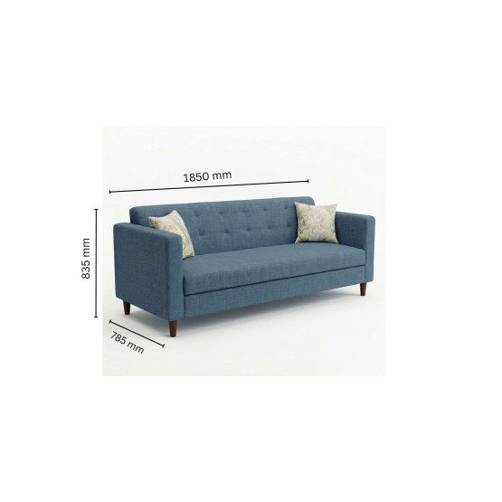 Spacewood Carlos 3 Seater Sofa  In Fabric - Af 715