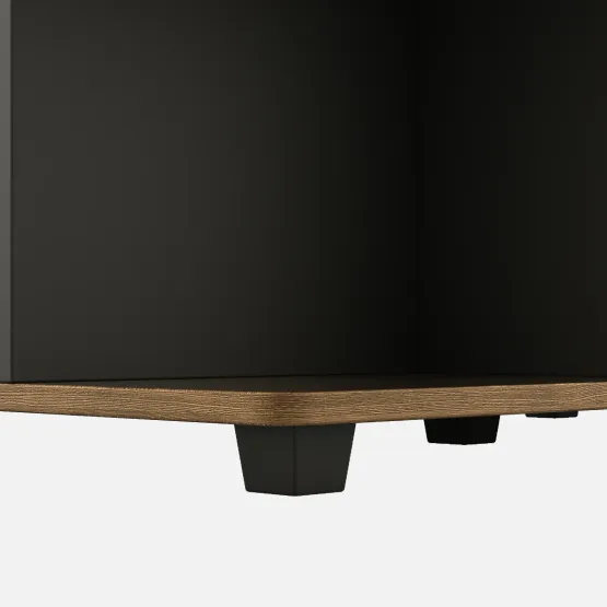 Center Table Ct 103 In Classic Oak & Slate Grey