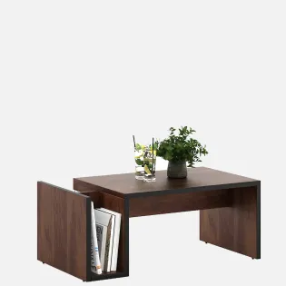 Center Table Ct 105 In Sheesham & Natural Wenge