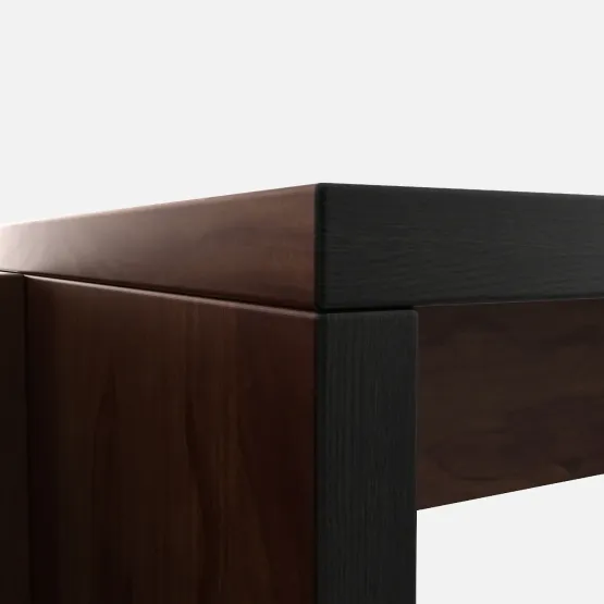 Center Table Ct 105 In Sheesham & Natural Wenge