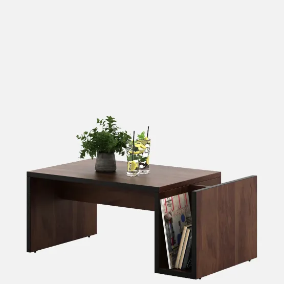Center Table Ct 105 In Sheesham & Natural Wenge