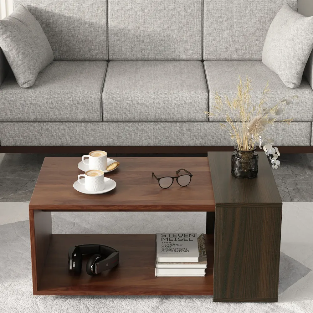 Center Table Ct 107 In Sheesham & Fumed Oak