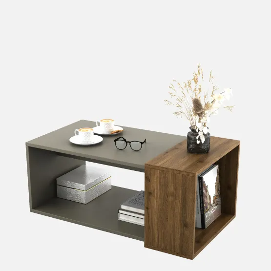 Center Table Ct 108 In Modern Ash & Classic Oak