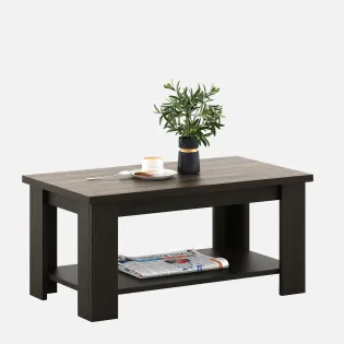 Center Table Ct 111 In Fumed Oak & Vintage Wood