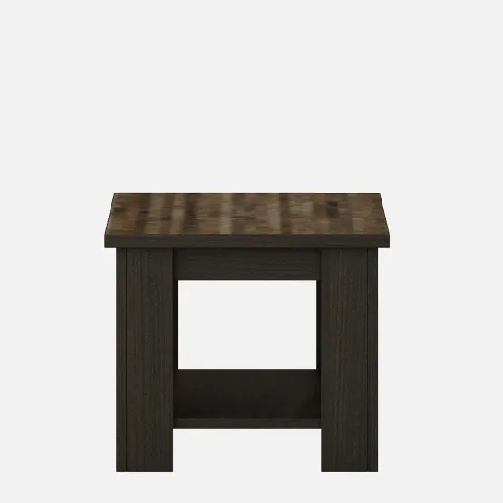 Center Table Ct 111 In Fumed Oak & Vintage Wood