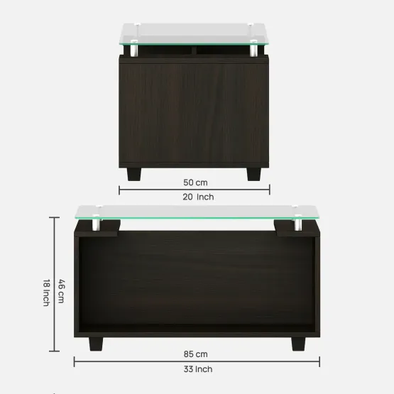 Center Table Ct 112 In Fumed Oak