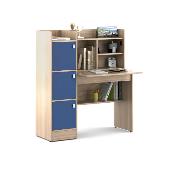 Coral Study Table - Drift Wood Wp