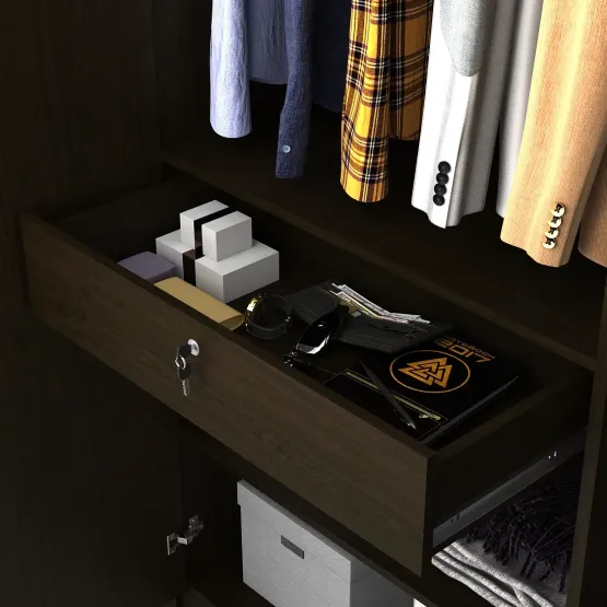 Choco 4 Door Wardrobe - Vermont