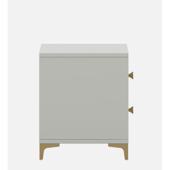 Casper Bed Side Table - Pumic Grey