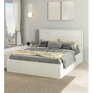 Casper King Bed With Full Lift On Storage - Pumic Grey