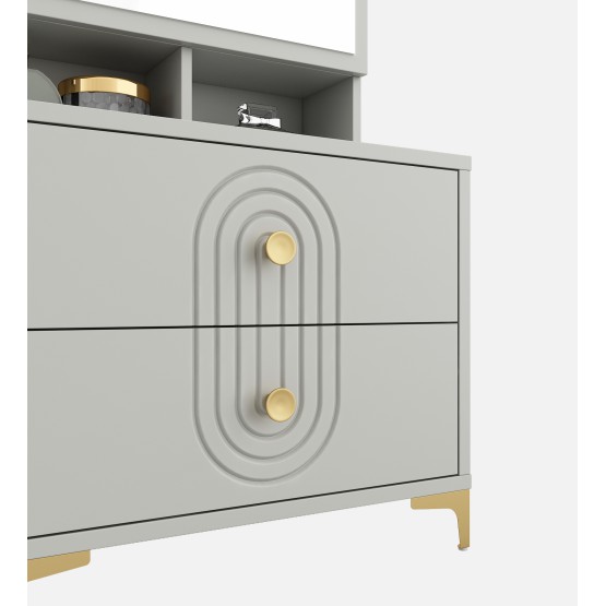 Casper Dressing Table - Pumic Grey