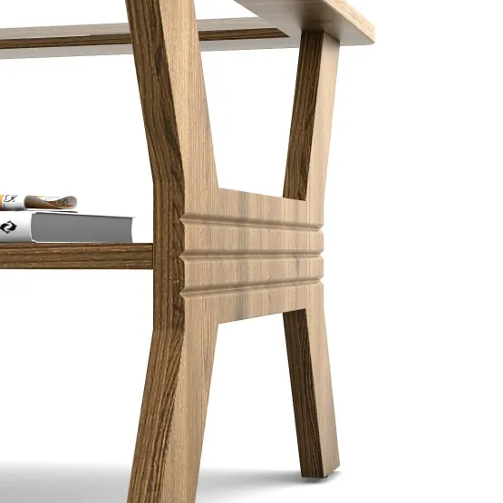 Centre Table Ct 24 With Glass Top - Classic Oak