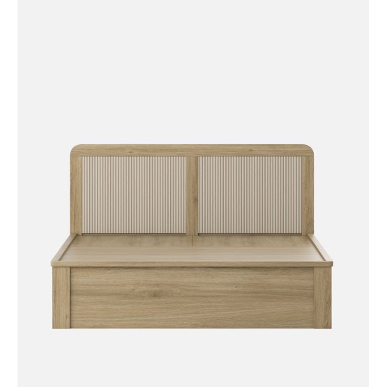 Cleo King Bed 3/4th Lift On Storage-santana Oak & Bamboo Flute