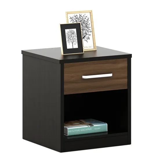Cosmos Bedside Table - Natural Wenge Woodpore