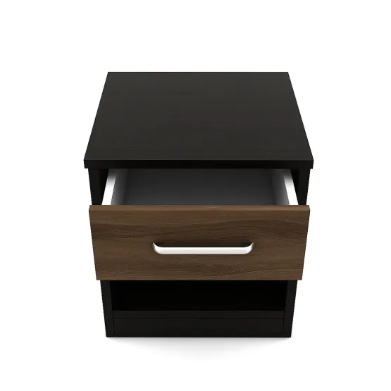 Cosmos Bedside Table - Natural Wenge Woodpore