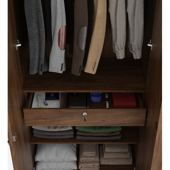 Dwell 3 Door Wardrobe - Bengal Mango