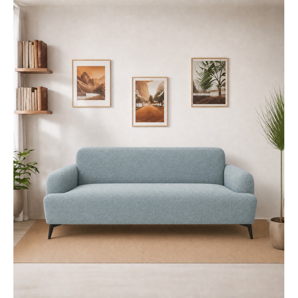 Spacewood Datsun 3 Seater Sofa  In Fabric - Sh 706