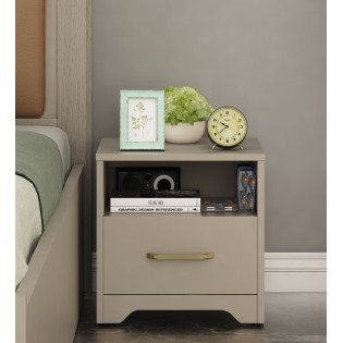 Eternia Bed Side Table-modern Ash