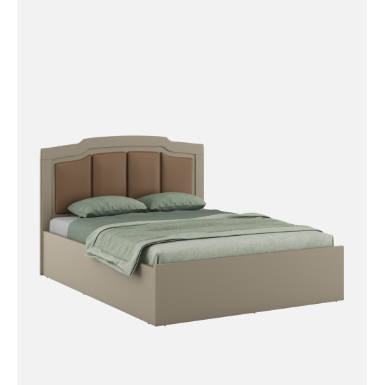 Eternia Queen Bed With 3/4 Lift On-modern Ash