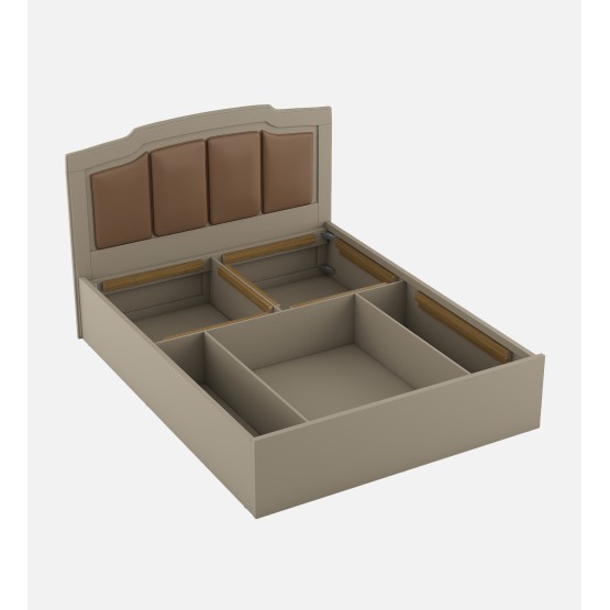 Eternia Queen Bed With 3/4 Lift On-modern Ash
