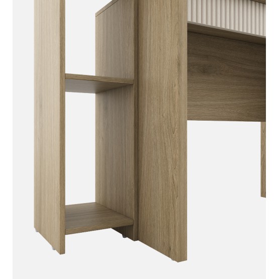 Study Table Evox - Santano Oak & Bamboo Flute