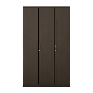 Harmony 3 Door Wardrobe Without Mirror - Vermount - Woodpore
