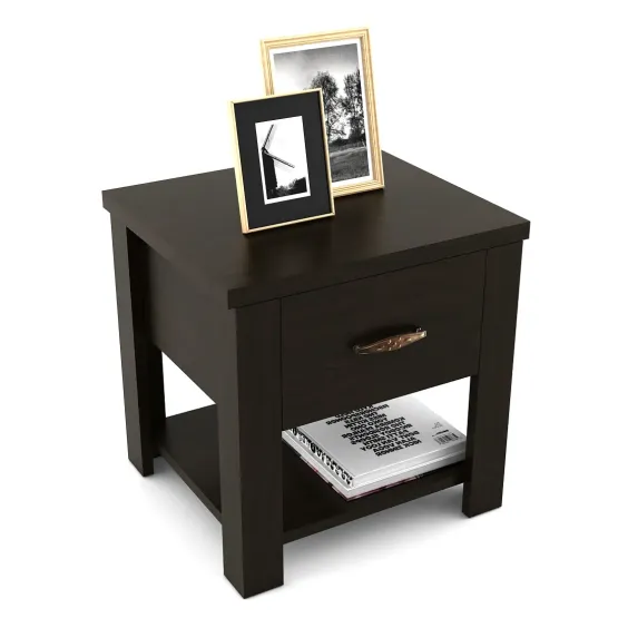 Harmony Bedside With One Drawer - Vermount - Woodpore