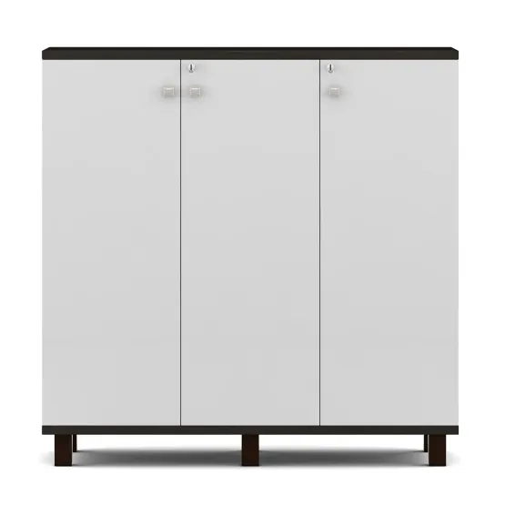 Icon Mid Height Storage Small - Fumed Oak