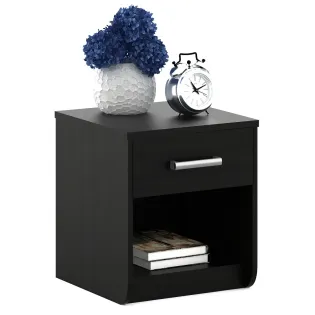 Imperial Bedside Table - Natural Wenge Woodpore