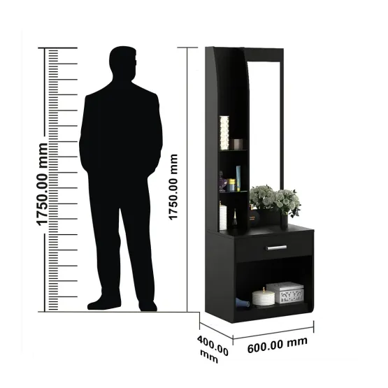 Imperial Dressing Table - Natural Wenge Woodpore