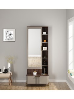 Adore Dresser-sahara Beige & Dark Brown Eucalyptus