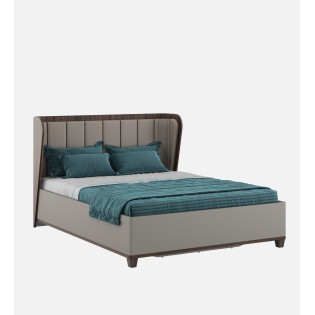 Adore King Bed Full Lifton-sahara Beige & Dark Brown Eucalyptus