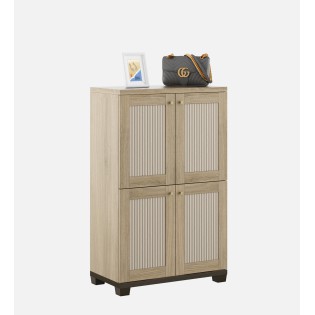 Baxton (shc01) Shoe Cabinet - Santana Oak