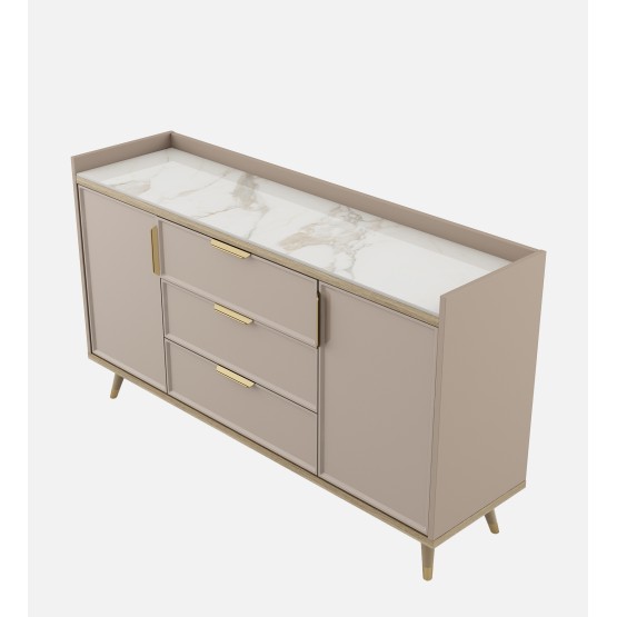 Console Unit Alora-ceramic Grey & Sebastian Oak