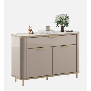 Console Unit Bella-ceramic Grey & Sebastian Oak