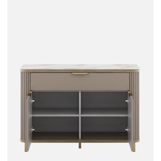 Console Unit Bella-ceramic Grey & Sebastian Oak