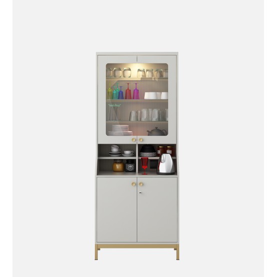 Crockery Unit Empress- Pumic Grey