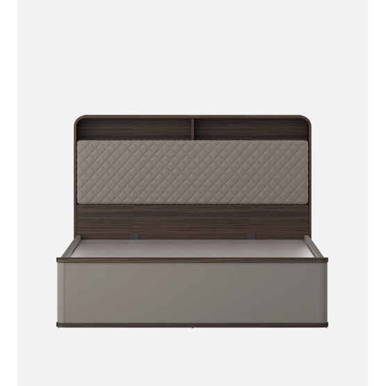 Desire Queen Bed Full Lifton-sahara Beige & Dark Brown Eucalyptus