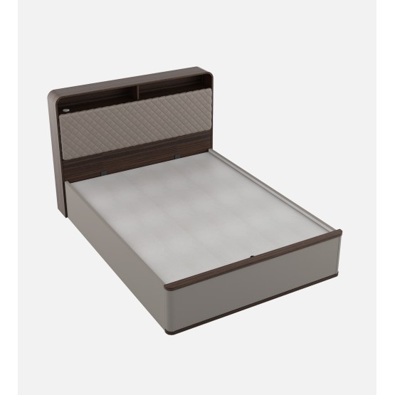 Desire Queen Bed Full Lifton-sahara Beige & Dark Brown Eucalyptus