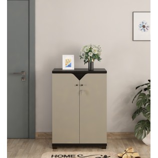 Maxwell (shc03) Shoe Cabinet - Natural Wenge